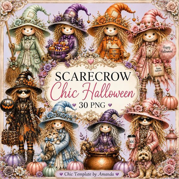 Halloween Scarecrow Clipart