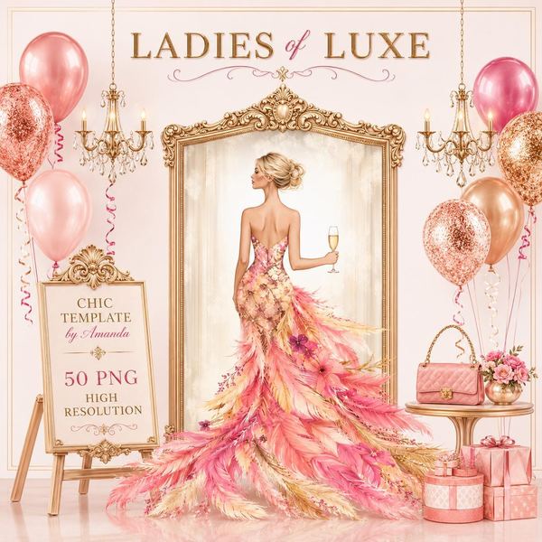 Ladies of Luxe Clipart Fashion