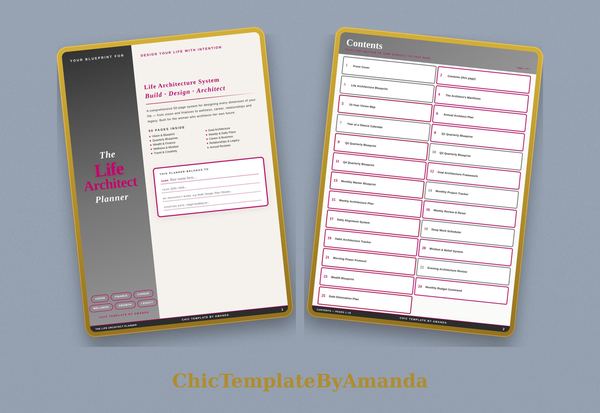 The Ultimate Life Architect Planner App (Web) for Women