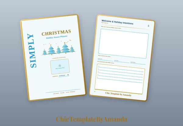 Simply Christmas Holiday Season Planner