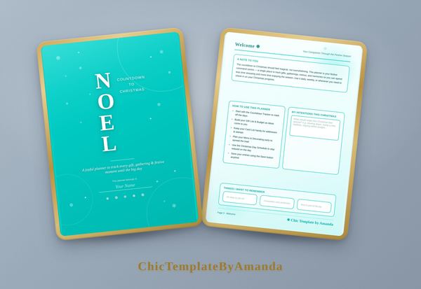 Noel Countdown to Christmas Festive Planner App (Web)