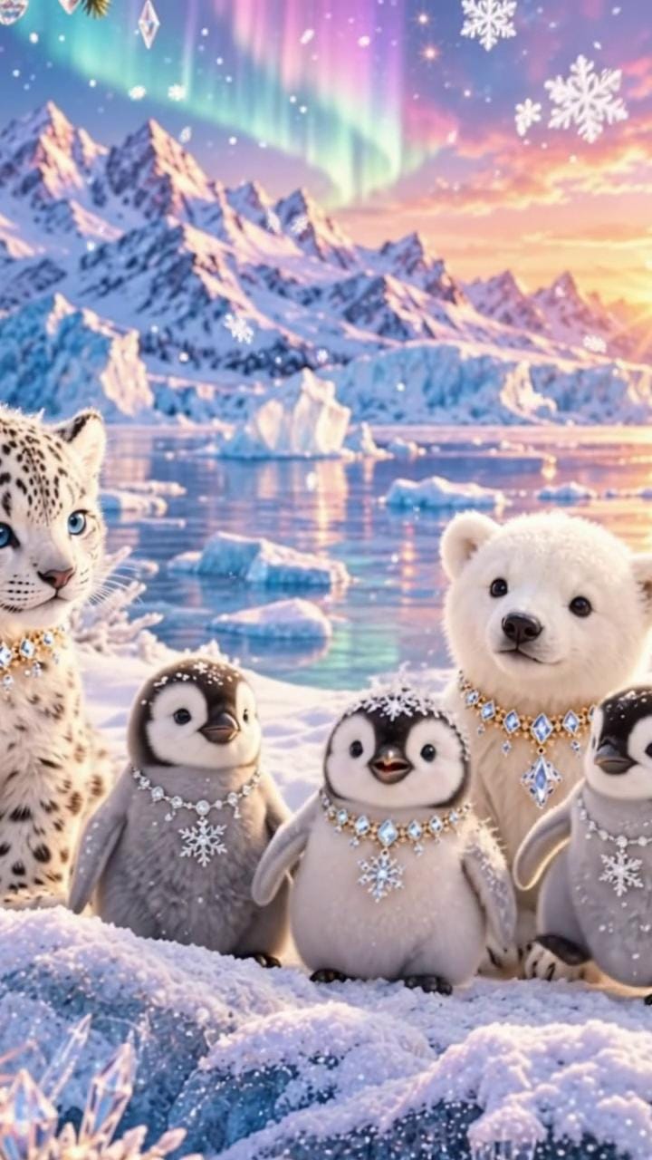 Personalised Jewelled Animal Christmas Card — preview