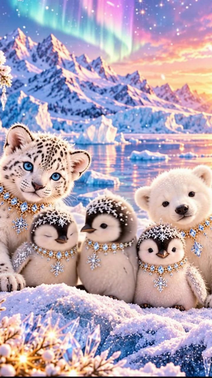 Personalised Jewelled Animal Christmas Card — preview