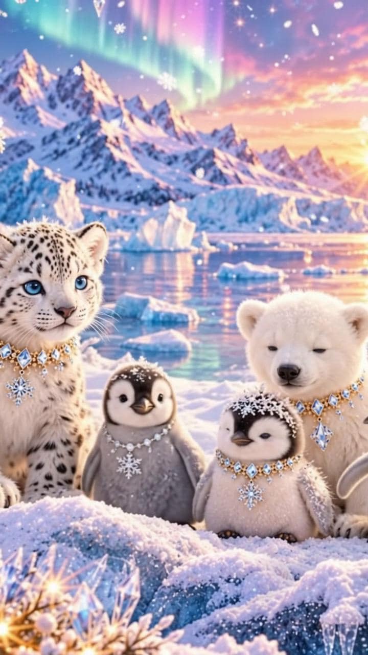 Personalised Jewelled Animal Christmas Card | Luxury Merry Christmas Digital Greeting Card | Custom Name | Download